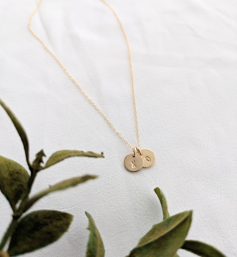 Valentines Day Necklace | XO Necklace | 14k Gold Filled or Sterling Silver