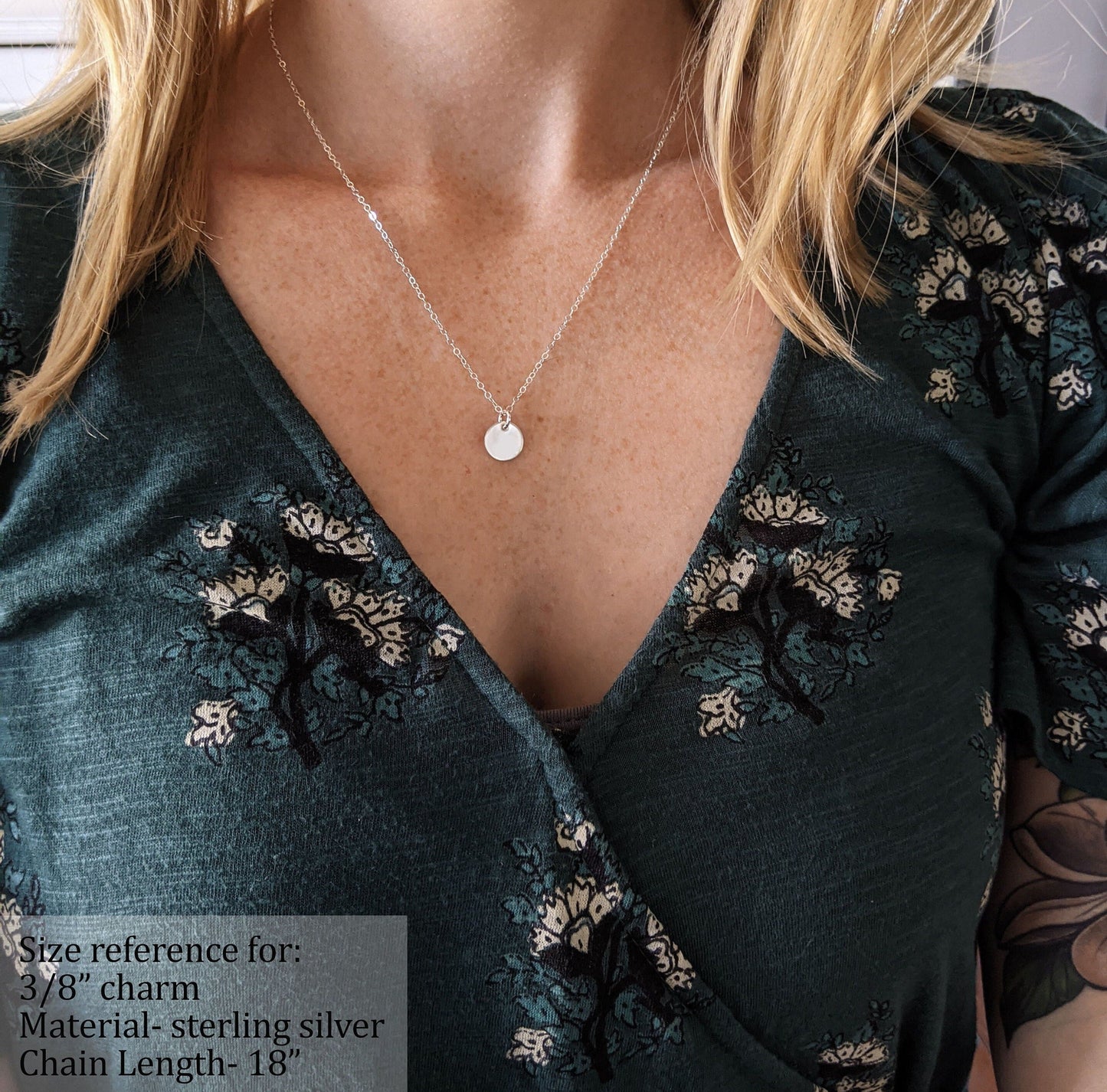 Multiple Initial Charm Necklace, Gold or Sterling Silver