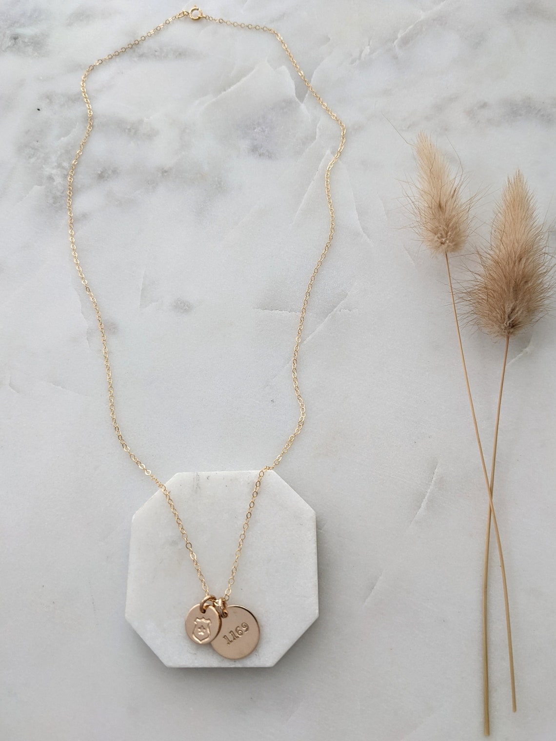 Police Badge Necklace | Custom Badge Number