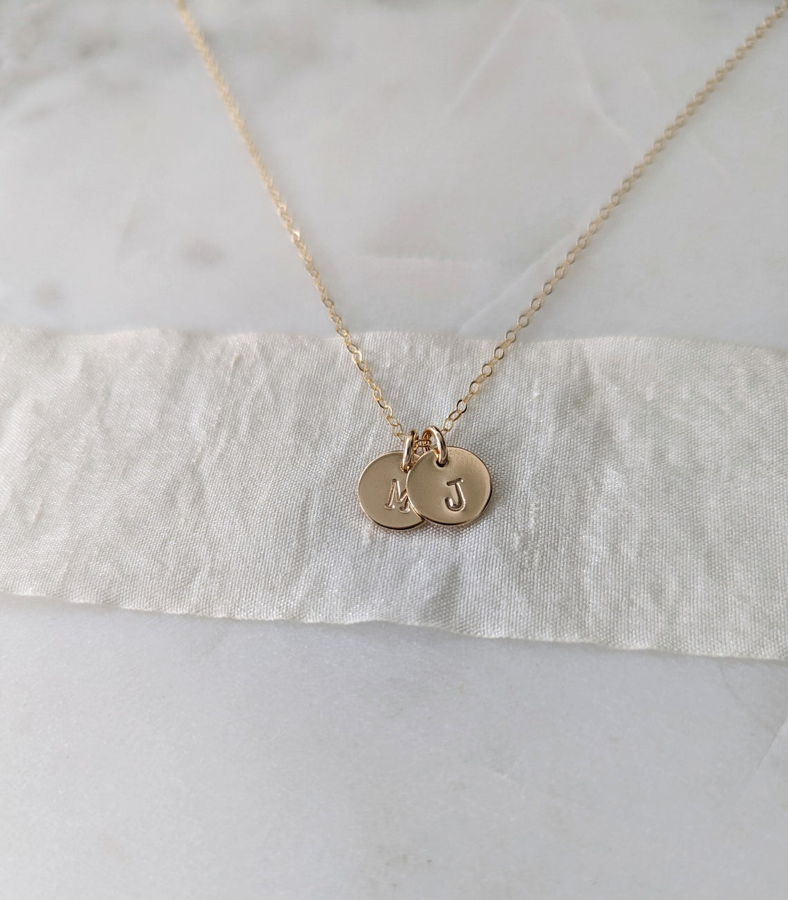 Tiny Initial Necklace
