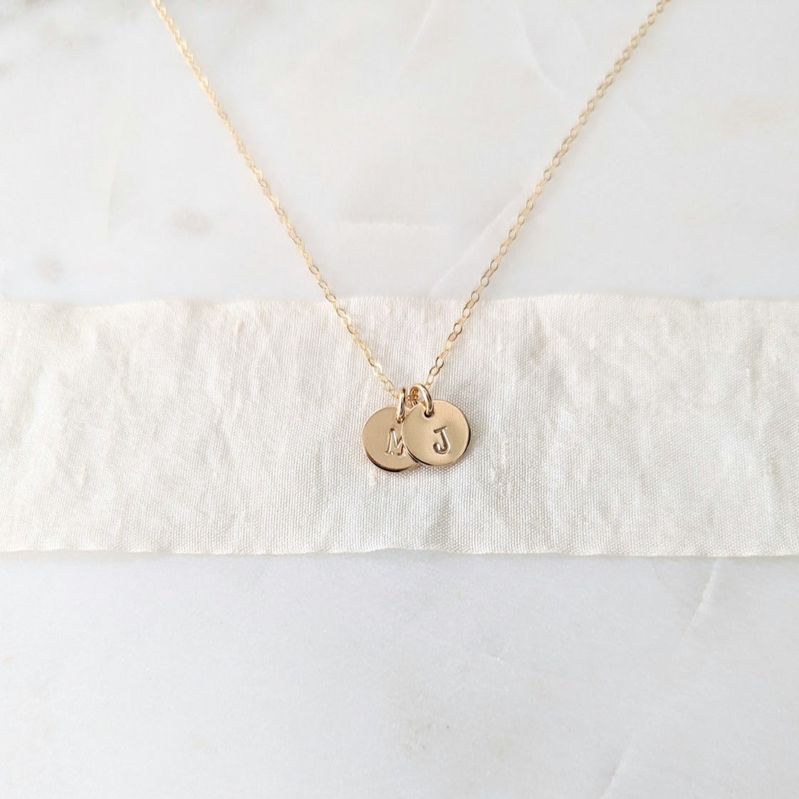 personalized disc necklace