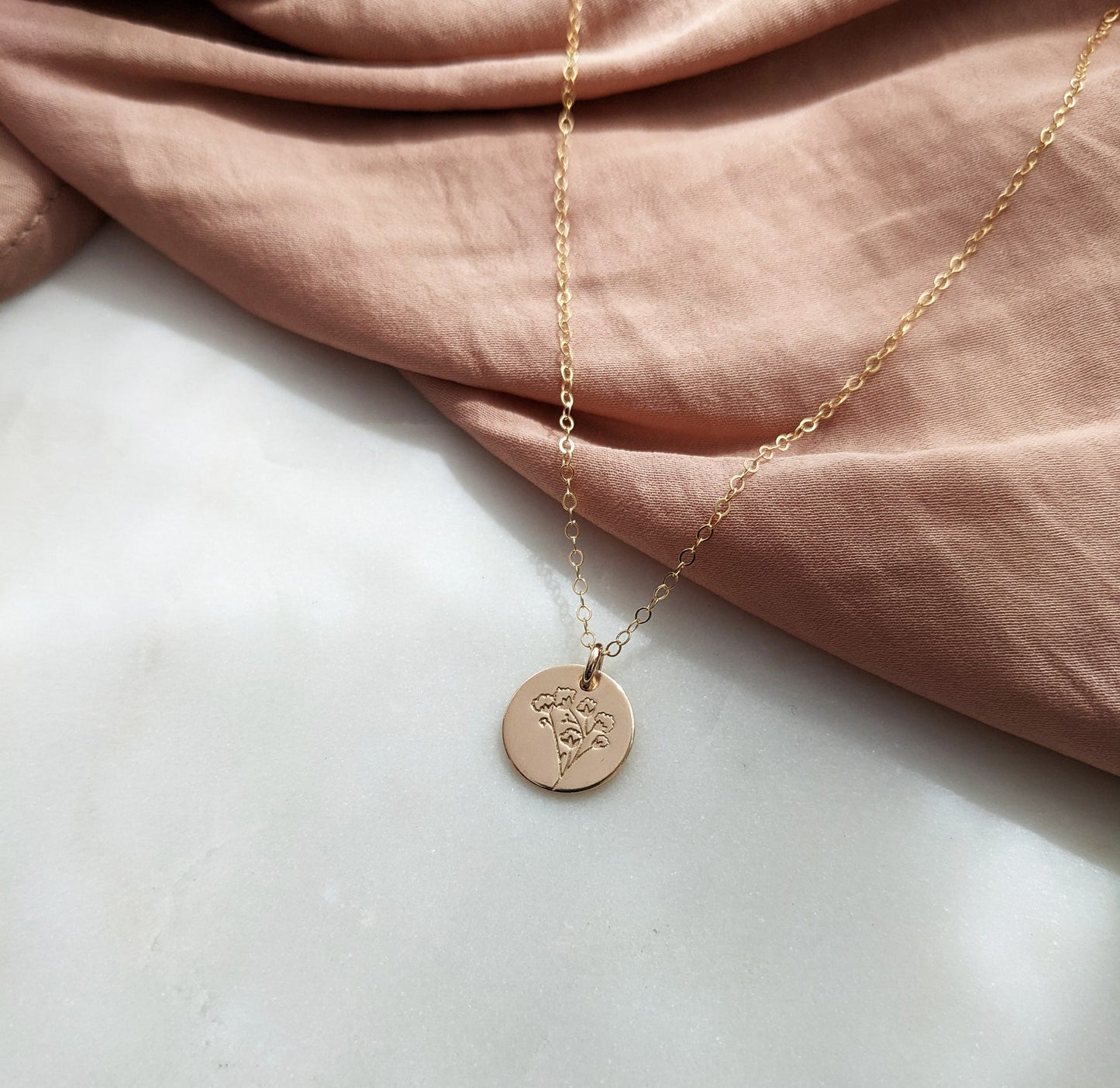 Sterling Silver Baby's Breath Necklace | Baby's Breath Flower Gift