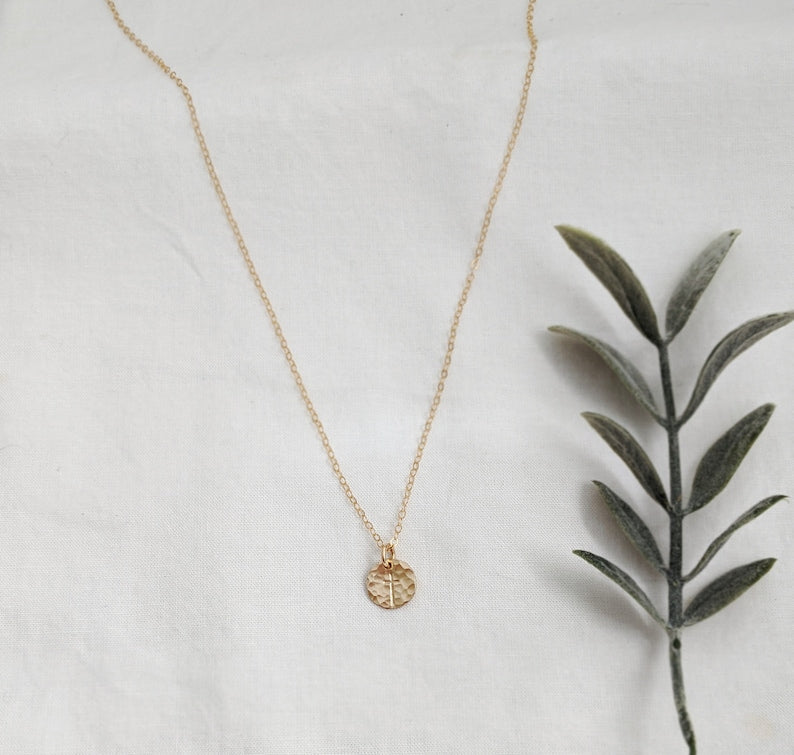 Dainty Cross Necklace, Sterling Silver or 14k gold Fill, Minimal Cross Necklace