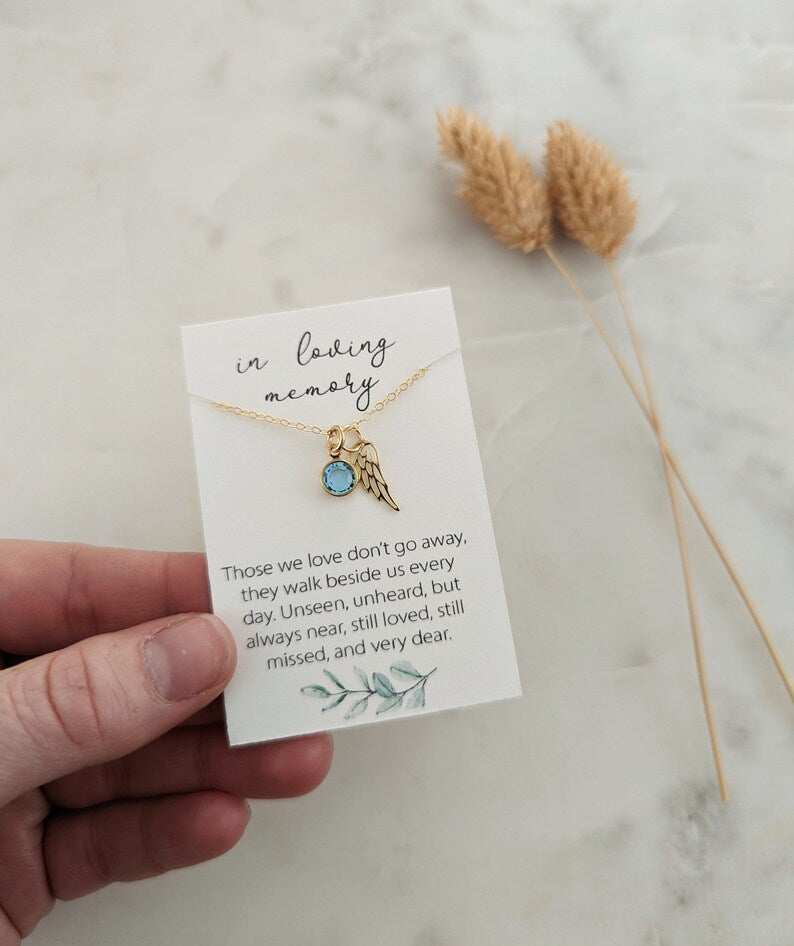In Loving Memory Memorial Necklace