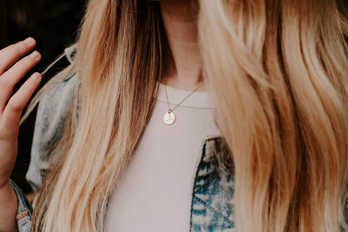 Gold Lighthouse Necklace | Teacher Gift | Nautical Jewelry | Lighthouse Charm