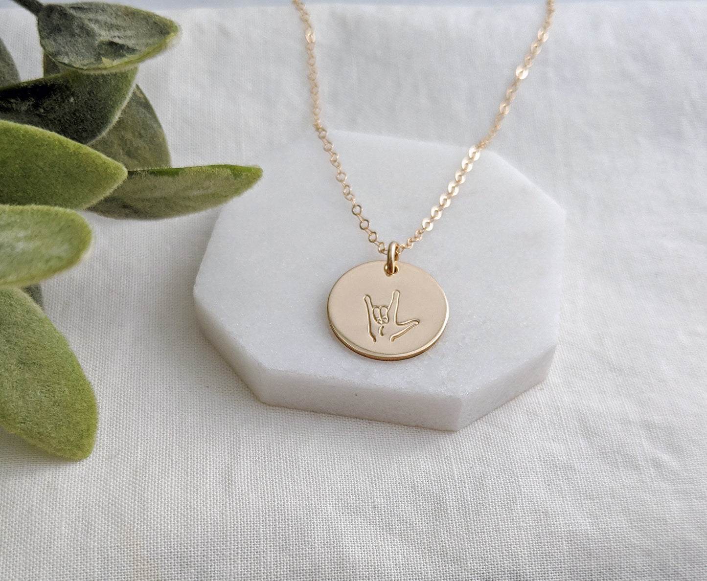 I Love You ASL Sign Necklaces For Besties & Sisters | ASL Jewelry | Gift Idea