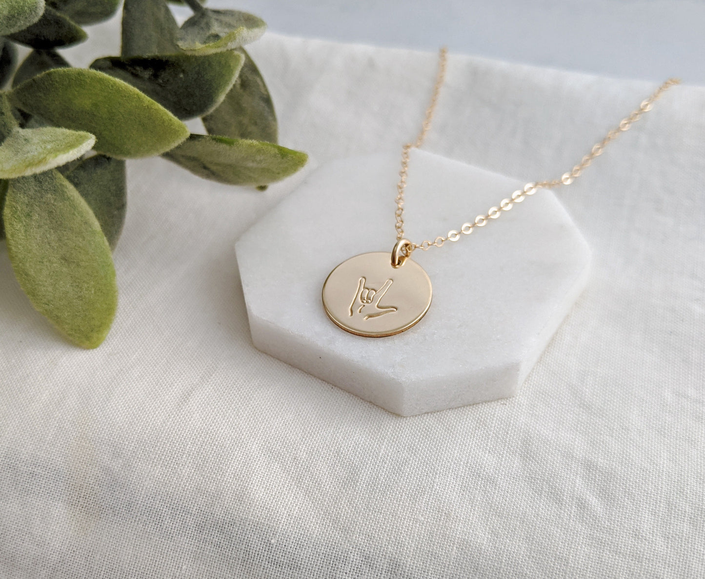 I Love You ASL Sign Necklaces For Besties & Sisters | ASL Jewelry | Gift Idea