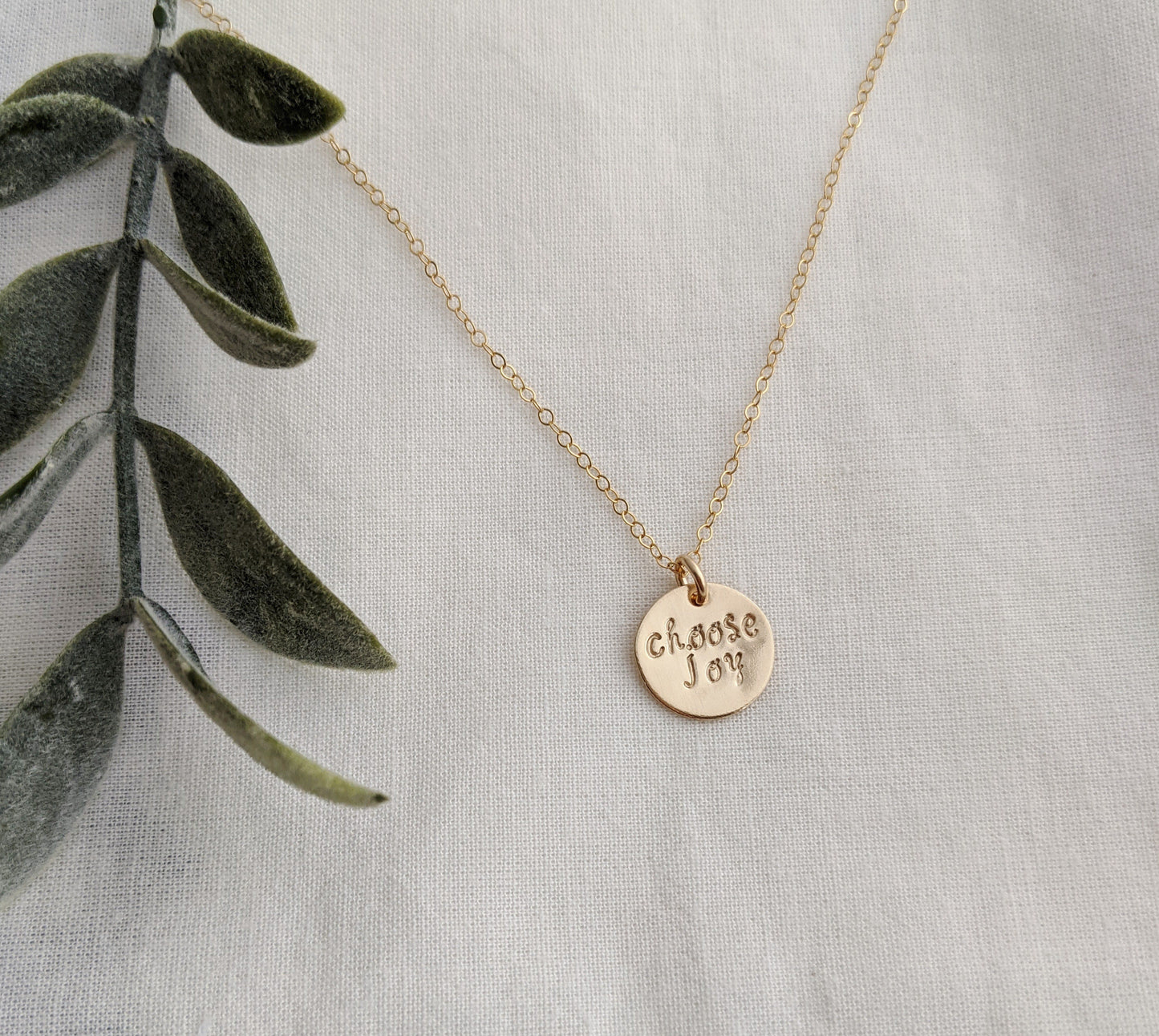 Choose Joy Necklace | Inspirational Necklace | Motivational Gift