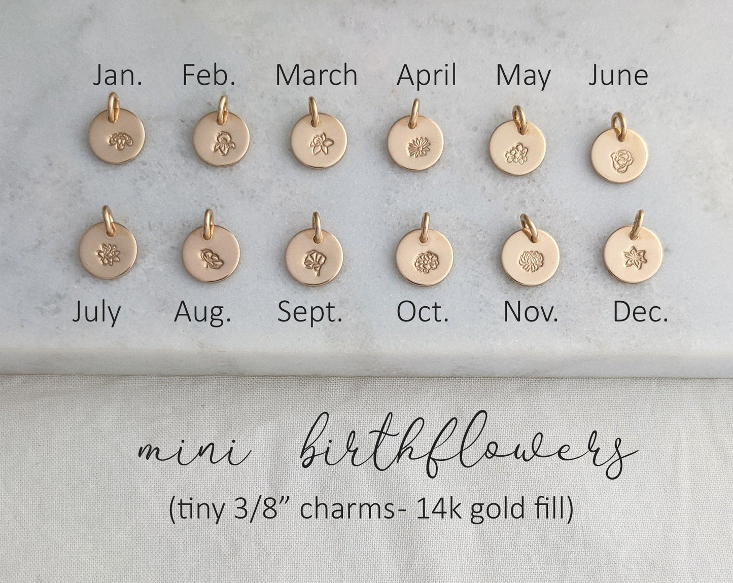 Multi Charm Flower Necklace | Necklace for Moms