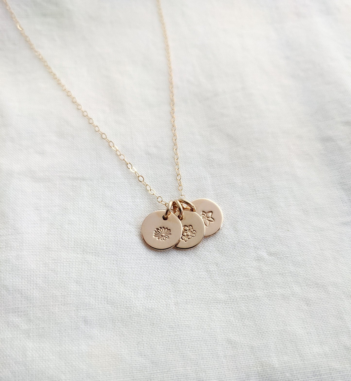 Multi Charm Flower Necklace | Necklace for Moms