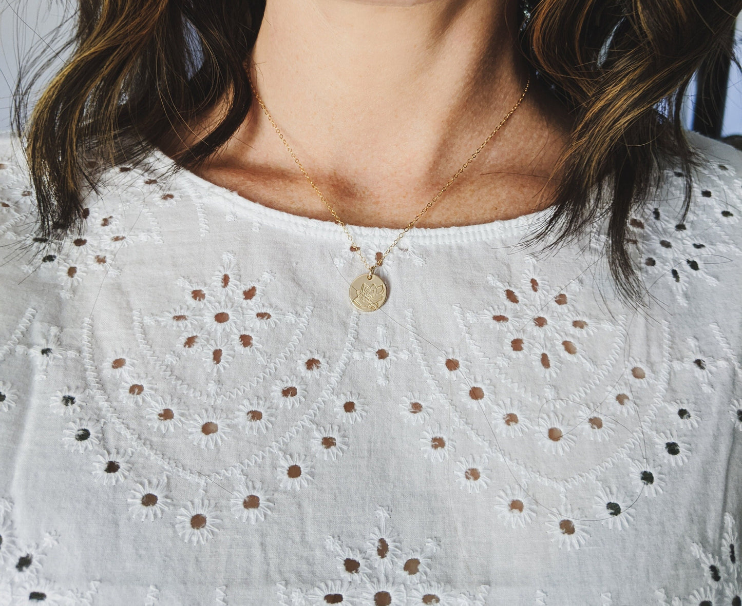 Magnolia Necklace | Dainty Floral Necklace