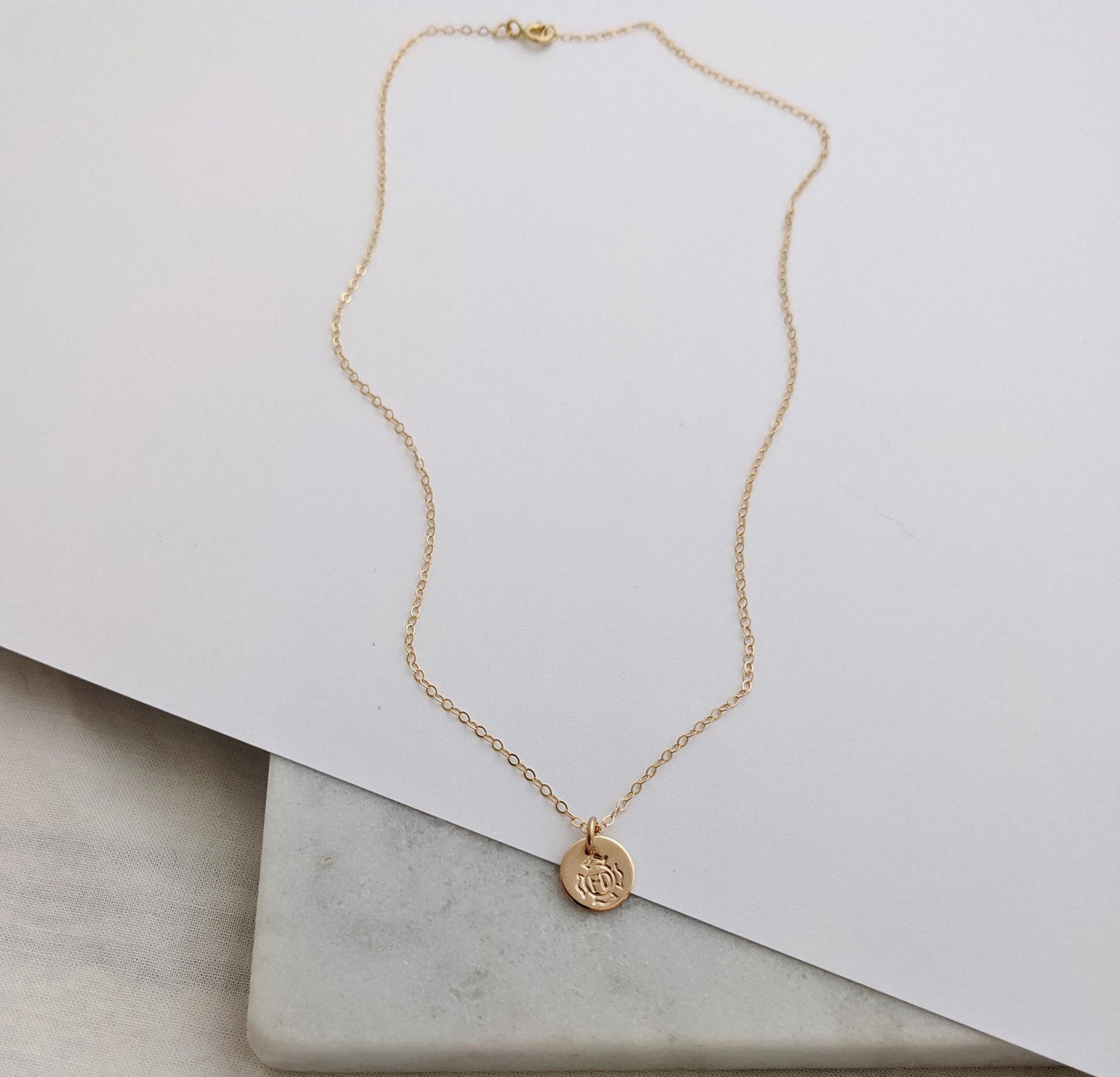 Firefighter Maltese Cross Necklace