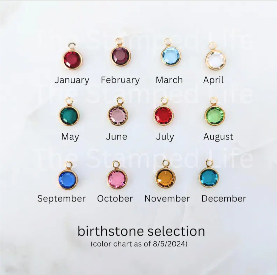 Add A Birthstone Crystal