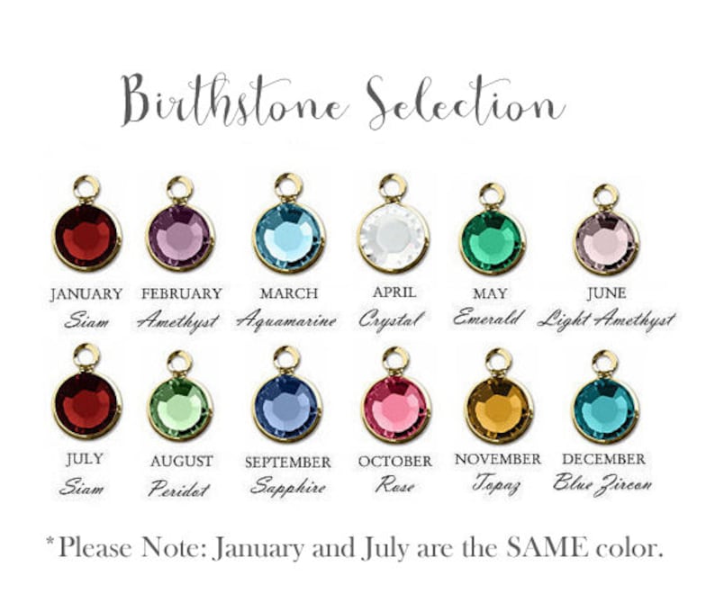 Personalized Gold Name Necklace | Custom Name Charm with Birthstone