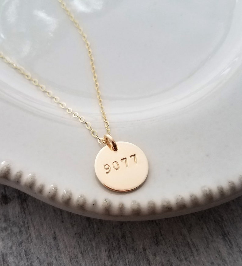 Police Wife Necklace | Badge Number Necklace