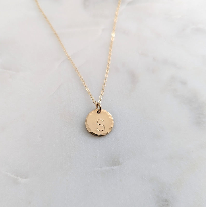 Initial Charm Necklace | Custom Initial Charm | Personalized Jewelry
