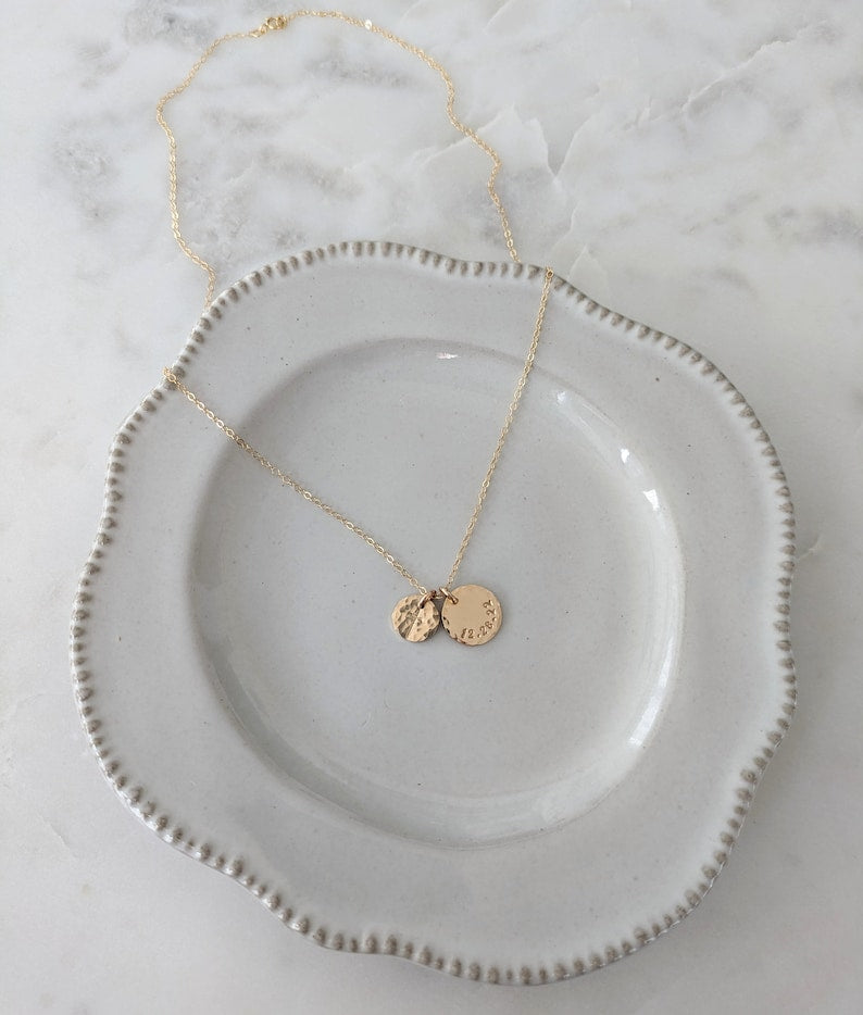 Personalized Cross Necklace | Custom Name or Date