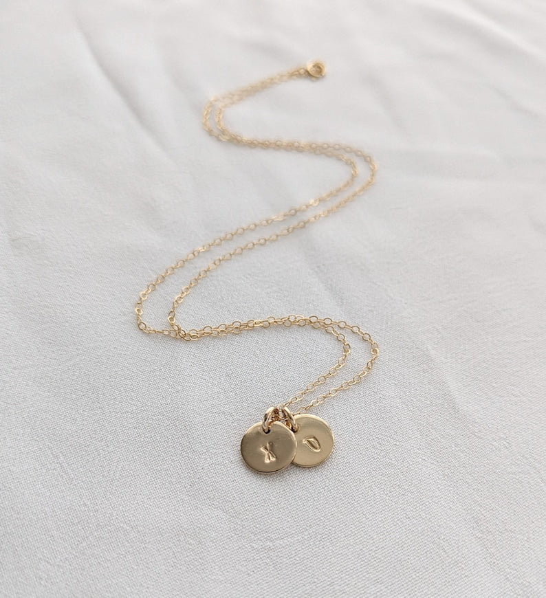 Valentines Day Necklace | XO Necklace | 14k Gold Filled or Sterling Silver