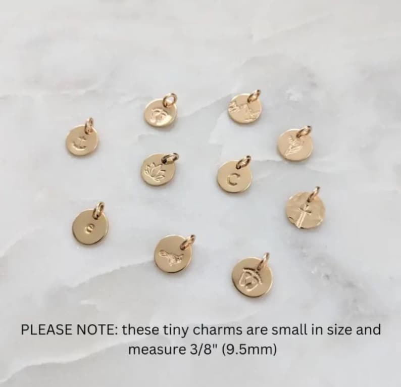 Custom Charm Bracelet, Select Your Charm, Sterling Silver or 14k Gold Fill