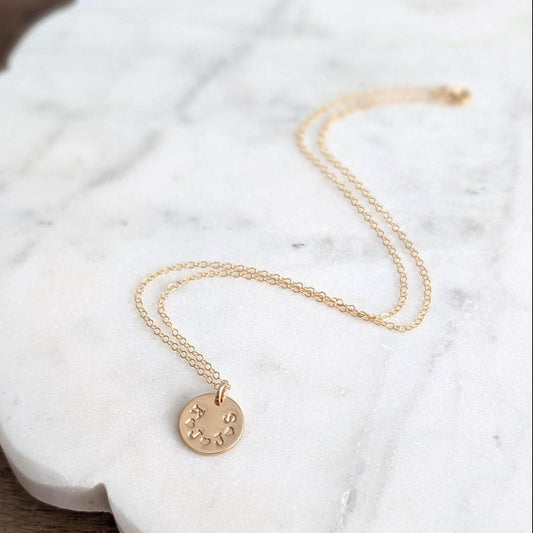 Multi Initial Necklace: Necklace for Moms, 14k Gold Fill or Sterling Silver