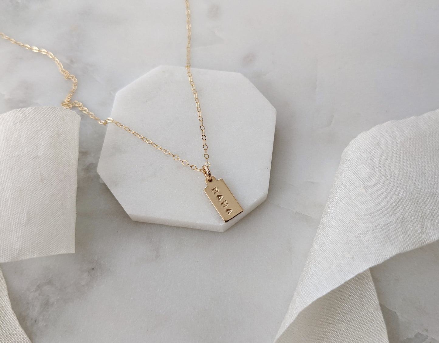 Tiny Gold Personalized Charms | Minimal Personalized Necklace