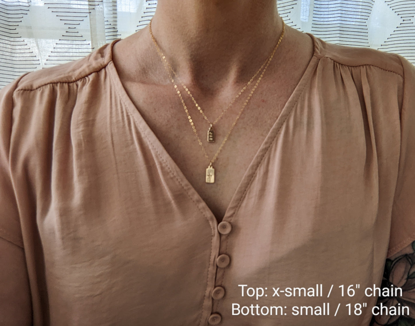 Tiny Gold Personalized Charms | Minimal Personalized Necklace