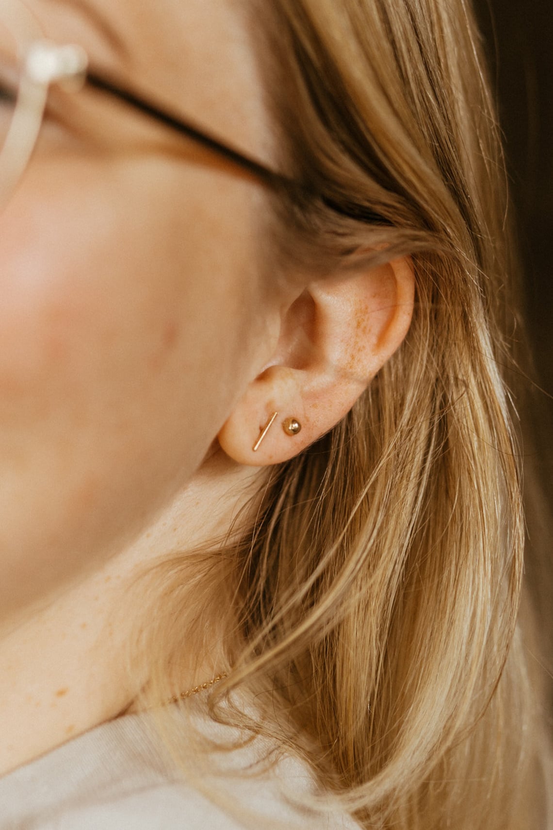 Gold Ball Stud Earrings | 14k Gold Fill | Everyday Earrings