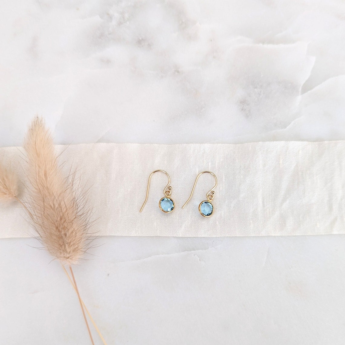 crystal birthstone earrings