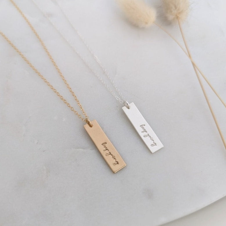 keep going motivational necklace