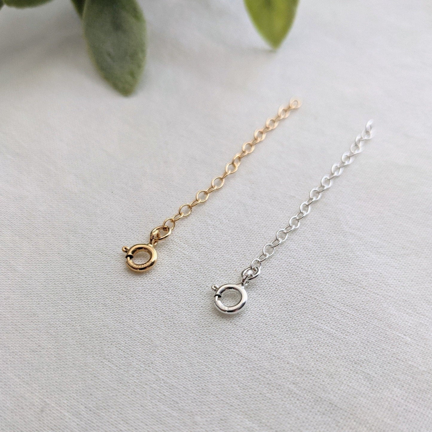 gold or silver chain extender