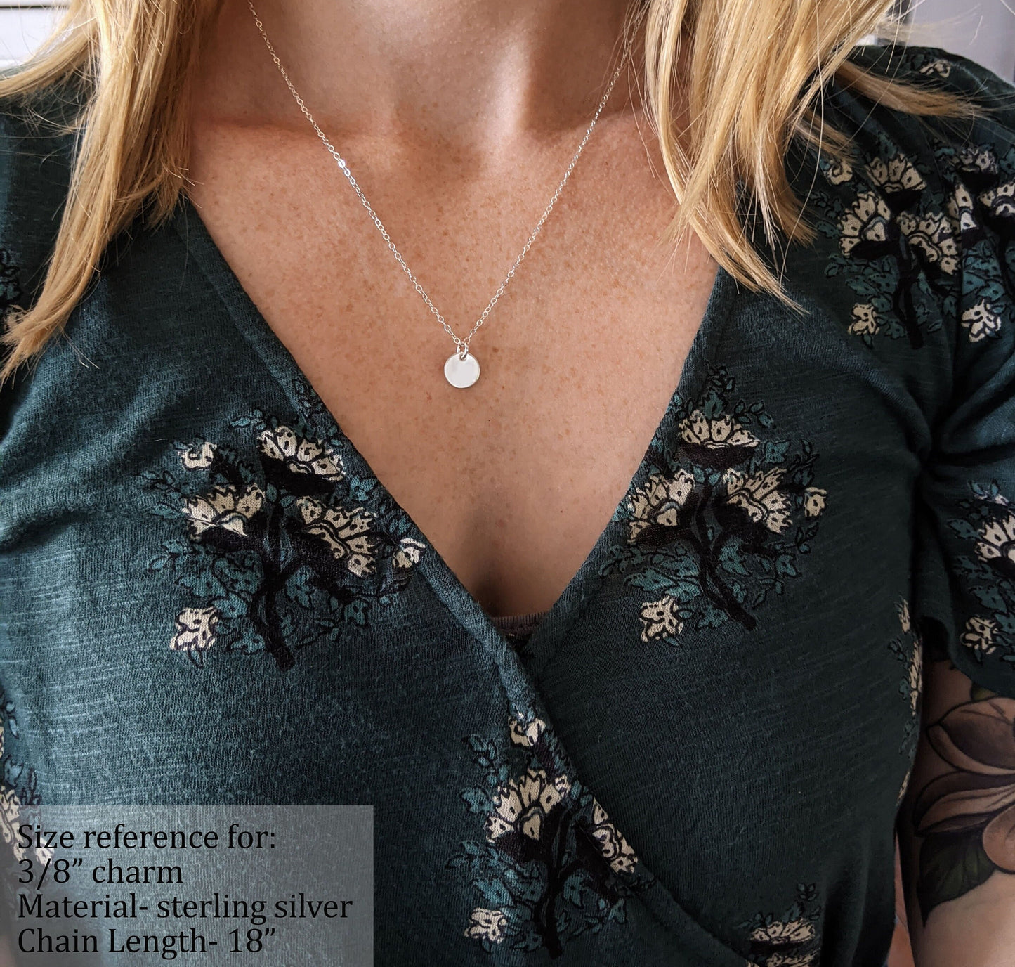 Inspirational Surf Necklace | Sterling Silver or 14k gold fill