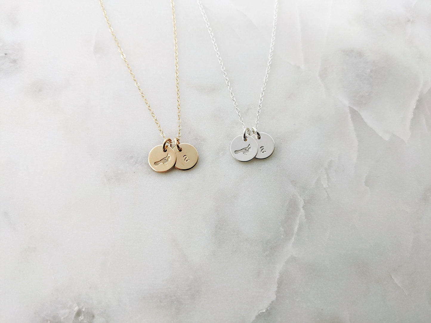 Cardinal Memorial Necklace | Remembrance Jewelry | Sterling Silver or 14k Gold Fill